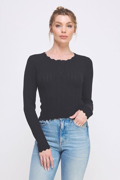 Soft Henley Sweater