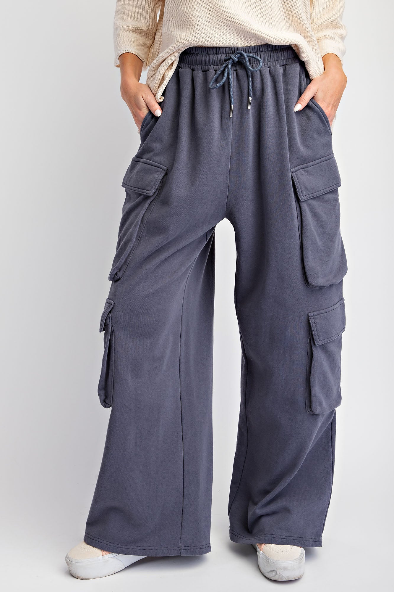 Bubble Denim Pocket Pants