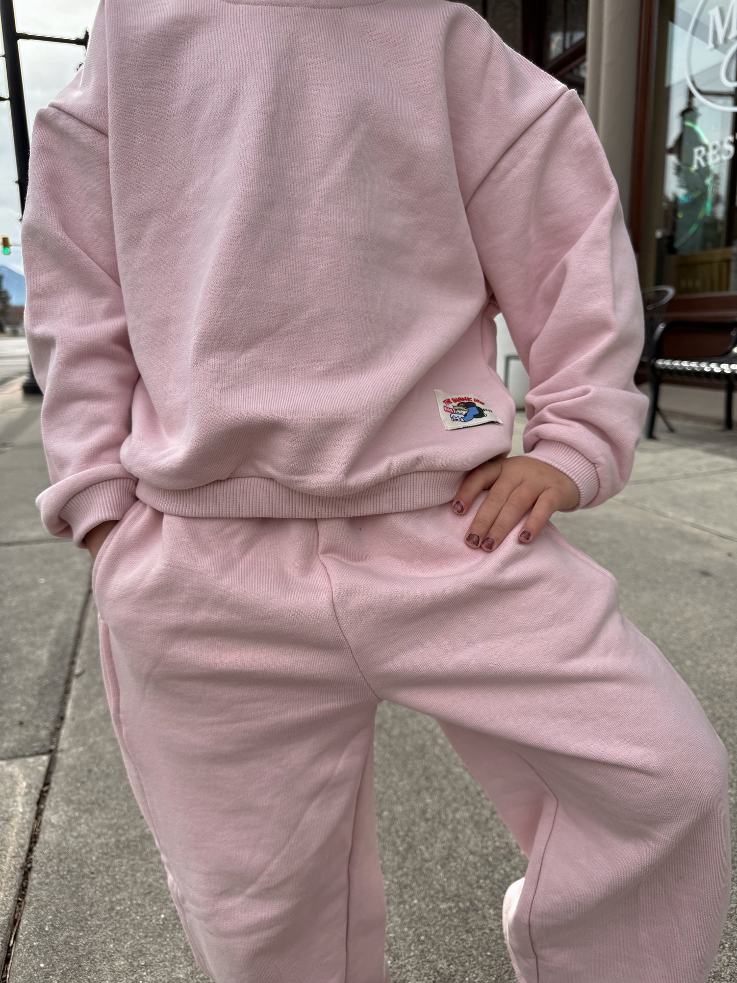 Kids Organic Cotton Terry Standard Crewneck