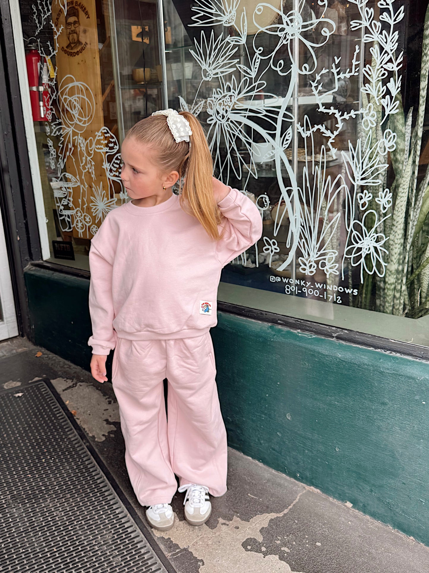 Kids Organic Cotton Terry Standard Crewneck