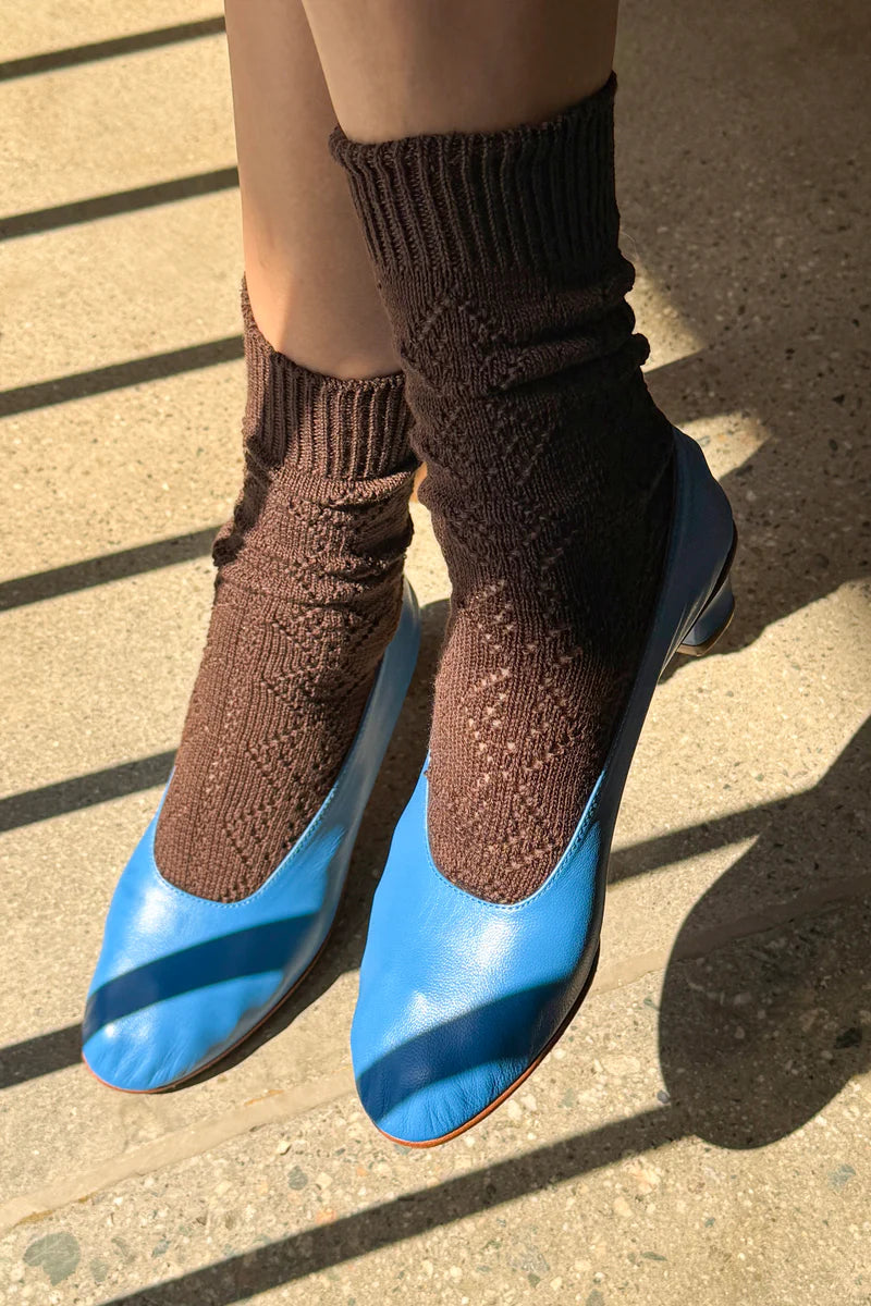 Modal Eyelet Socks