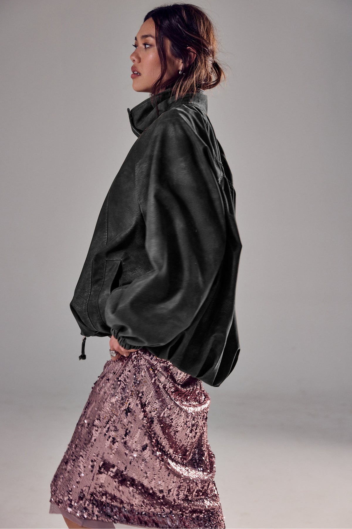Chelsea Vegan Suede Jacket