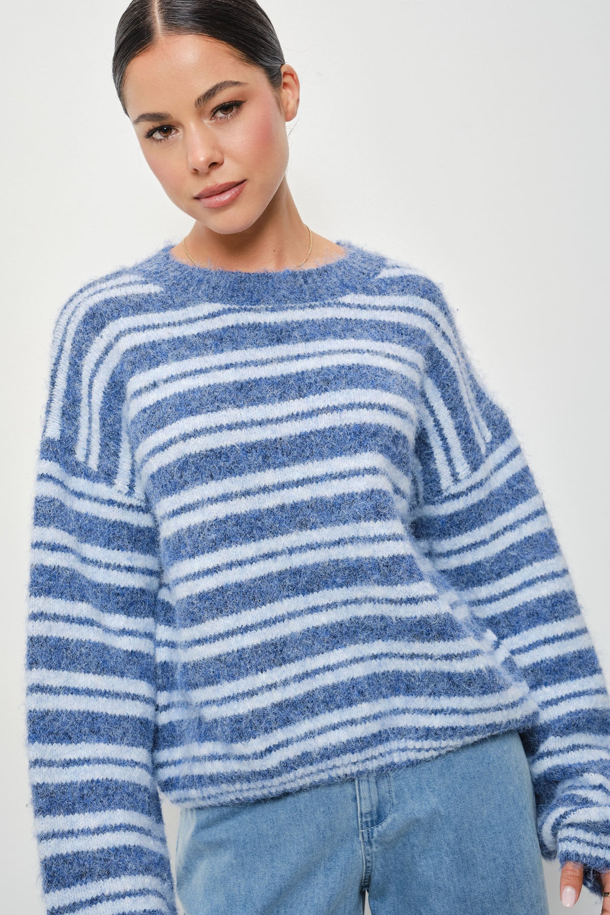 Sapphire Stripe Sweater