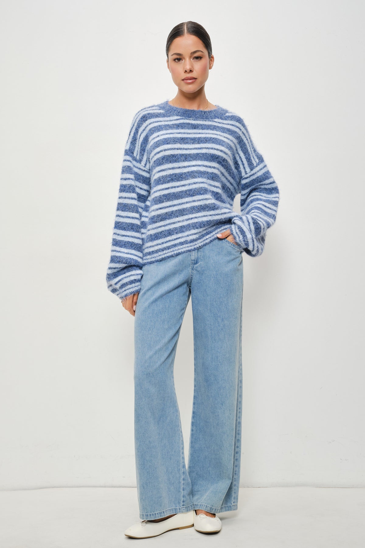 Sapphire Stripe Sweater