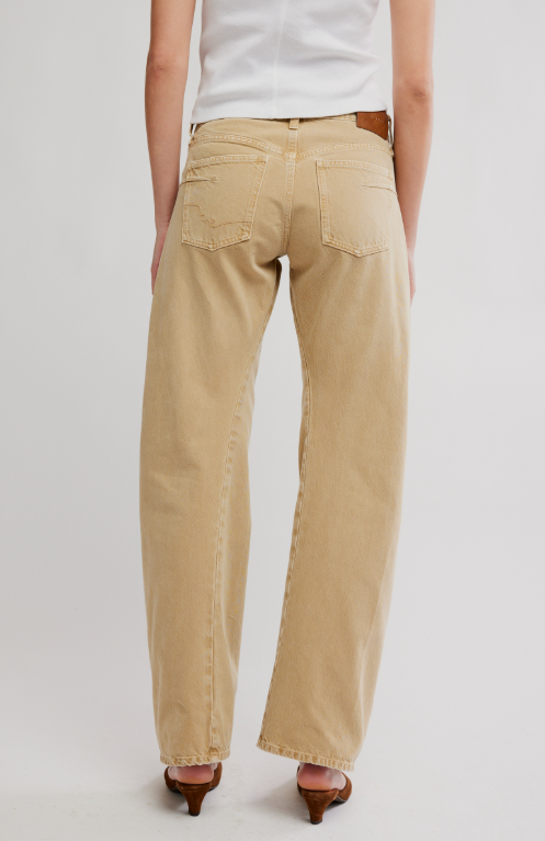 We The Free Fable Low-Rise Twisted Bowed Jeans