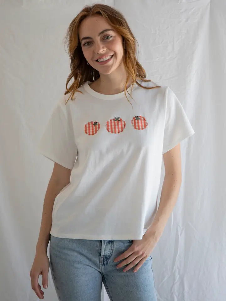 Ivory Tomato Printed T-Shirt