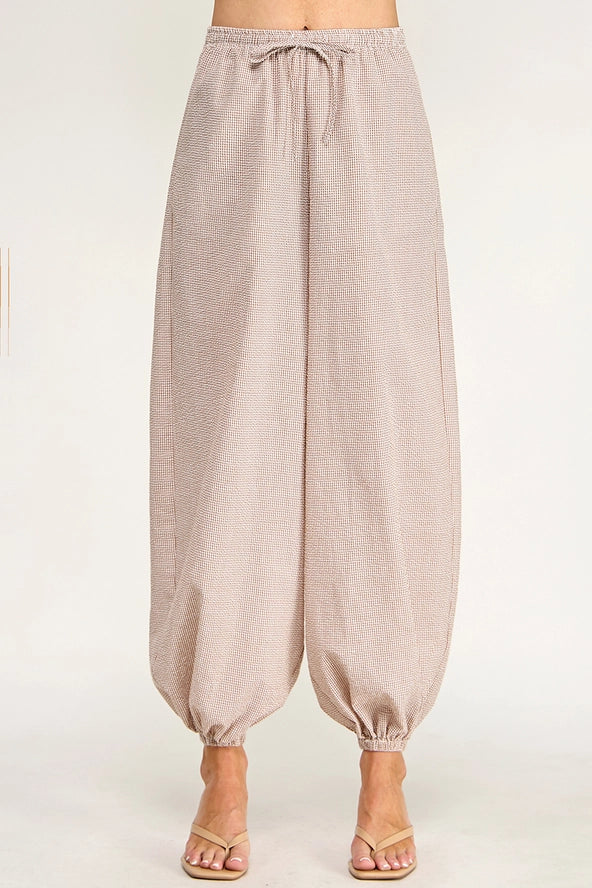 Plaid Jogger Pants