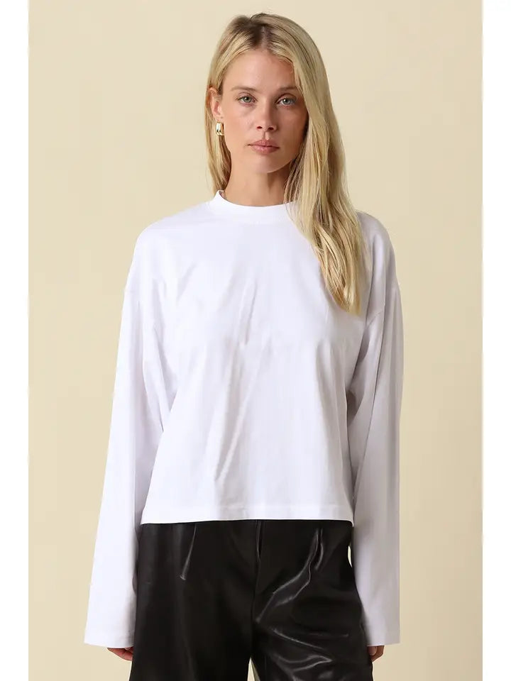 Long Sleeve Crew Neck Tee