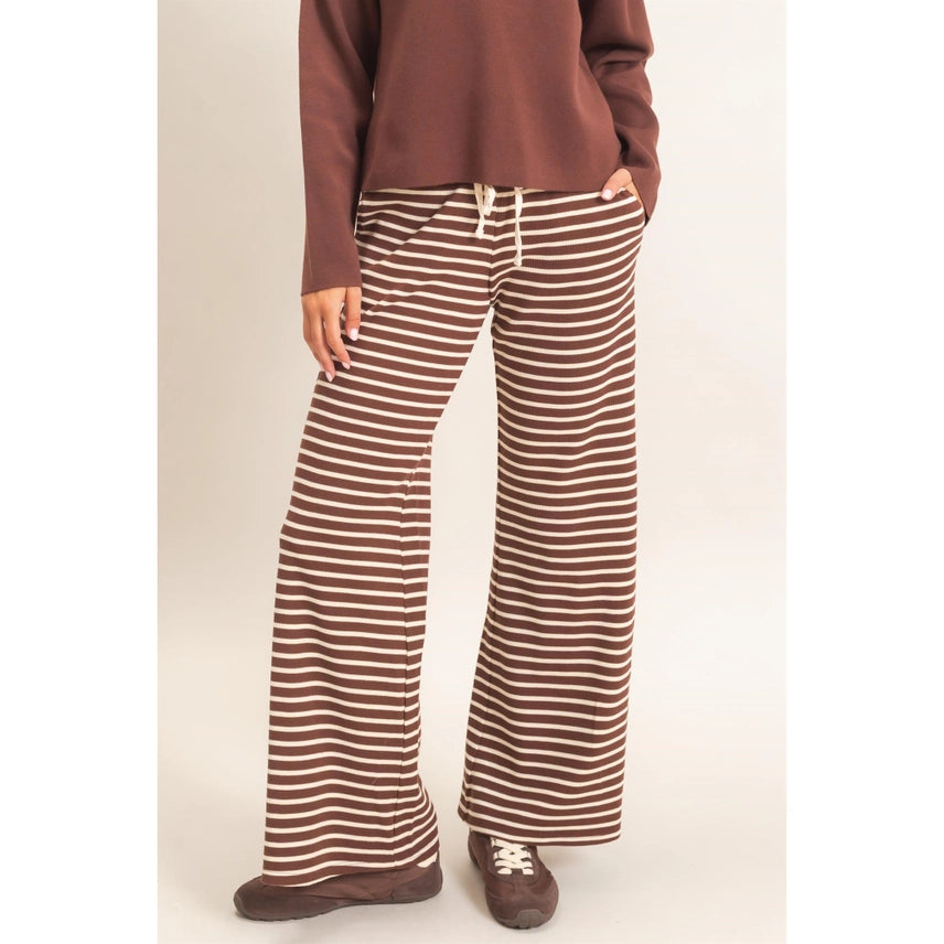 Low Rise Striped Pants