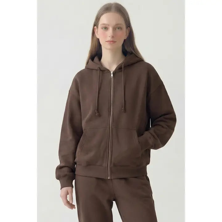 Oversized Hood Zipup
