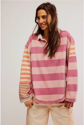 Aster Stripe Tee Pullover