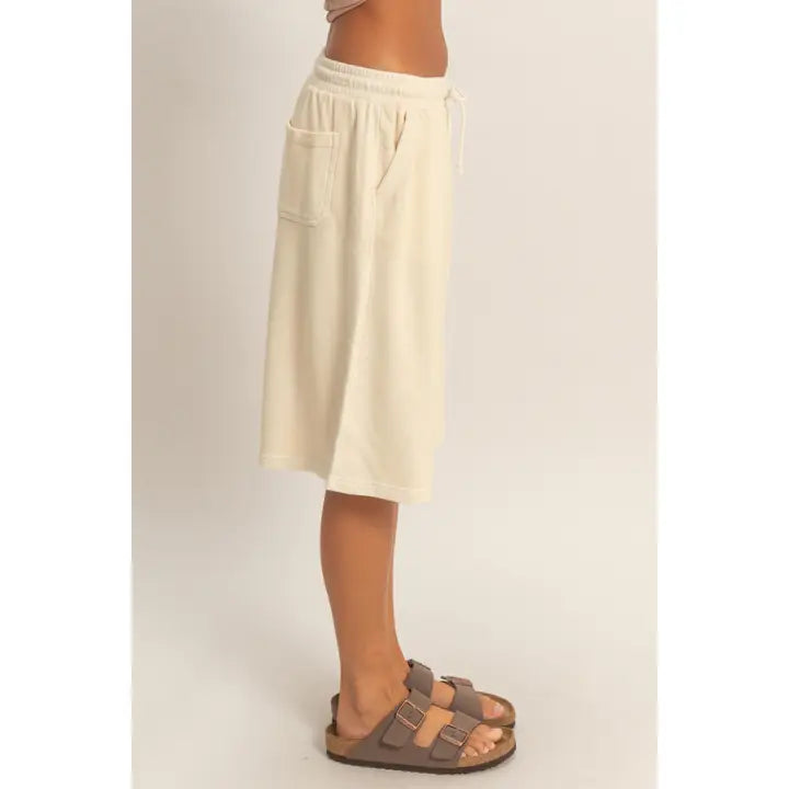French Terry Bermuda Shorts