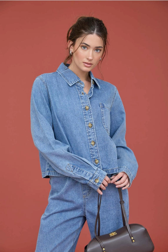 The Everyday Denim Top