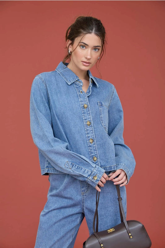 The Everyday Denim Top