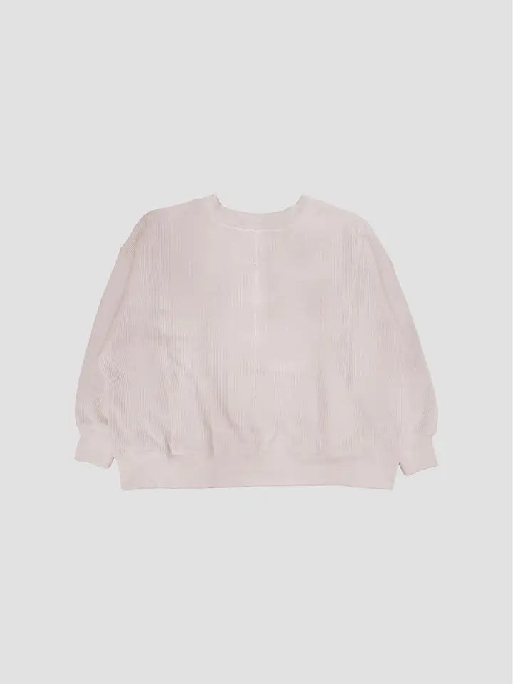 Brushed Waffle V-Neck Top