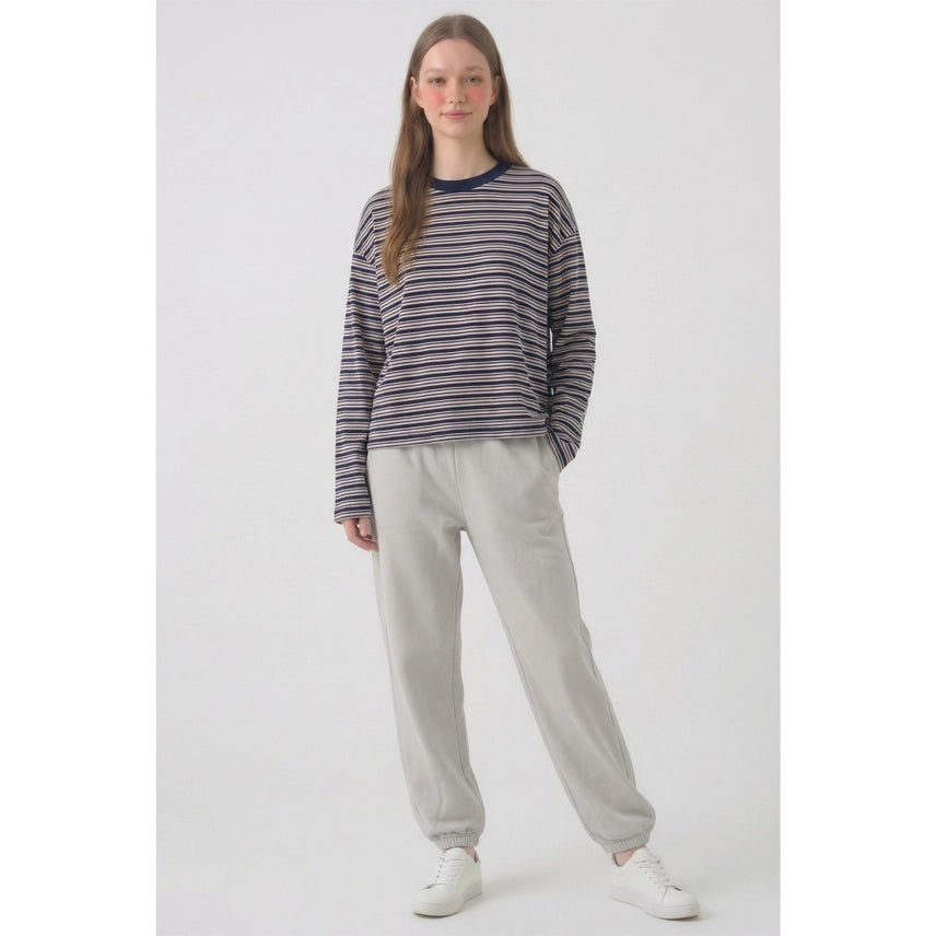 Relaxed Stripped Long Sleeve