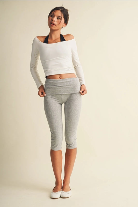 Foldover Capri Legging
