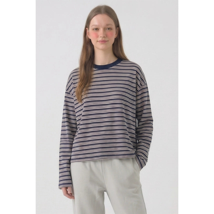 Relaxed Stripped Long Sleeve