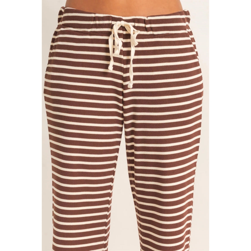 Low Rise Striped Pants