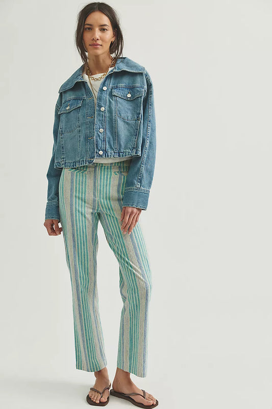 We The Free Side To Side Cropped Denim Jacket