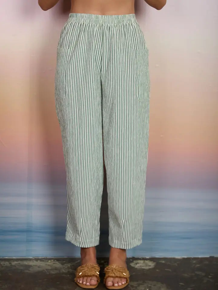 Striped Pocket Detail Lounge Pants