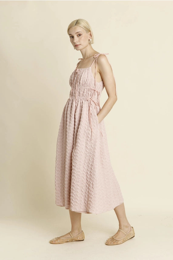Rosette Midi Dress