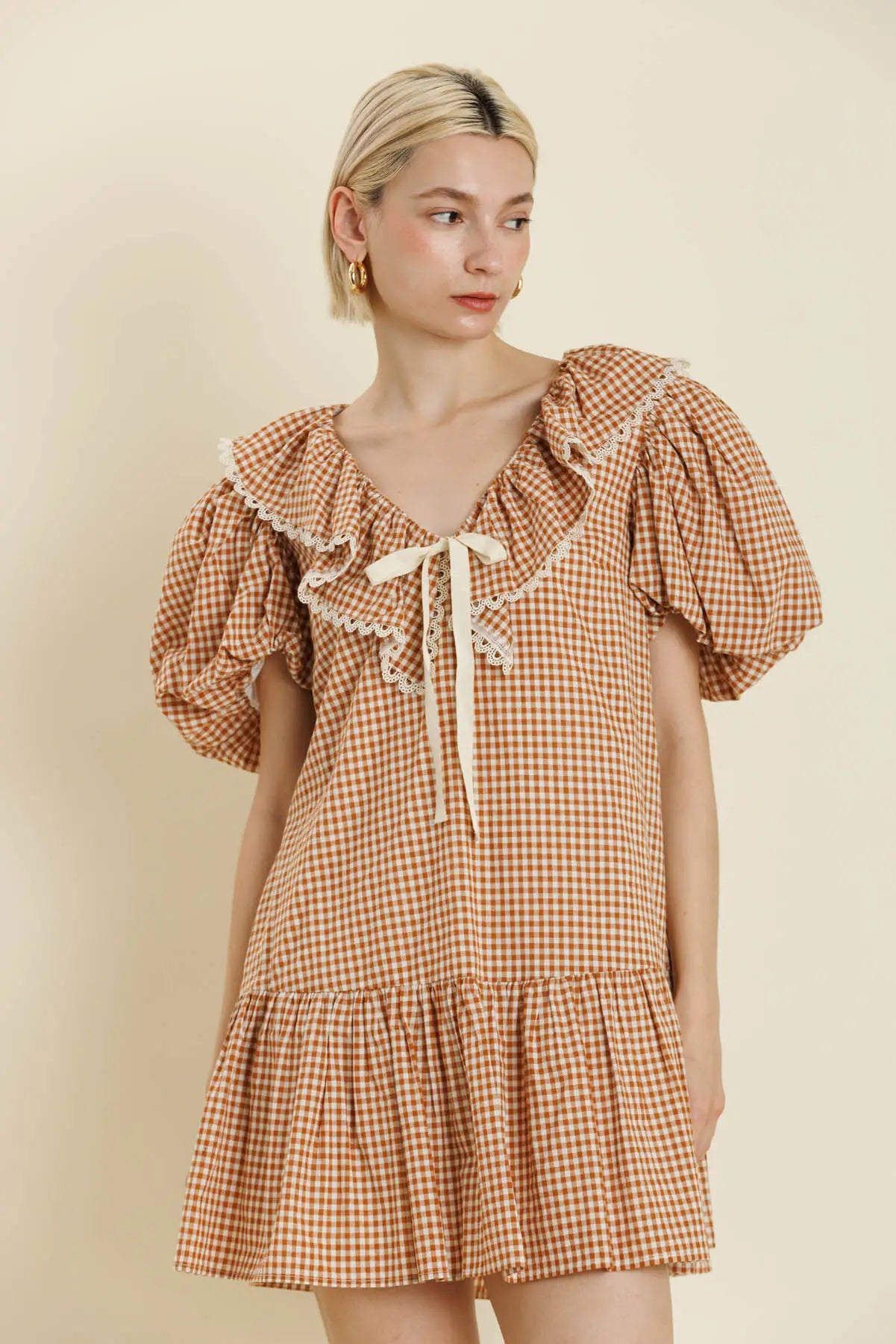 Goldie Gingham Mini Dress