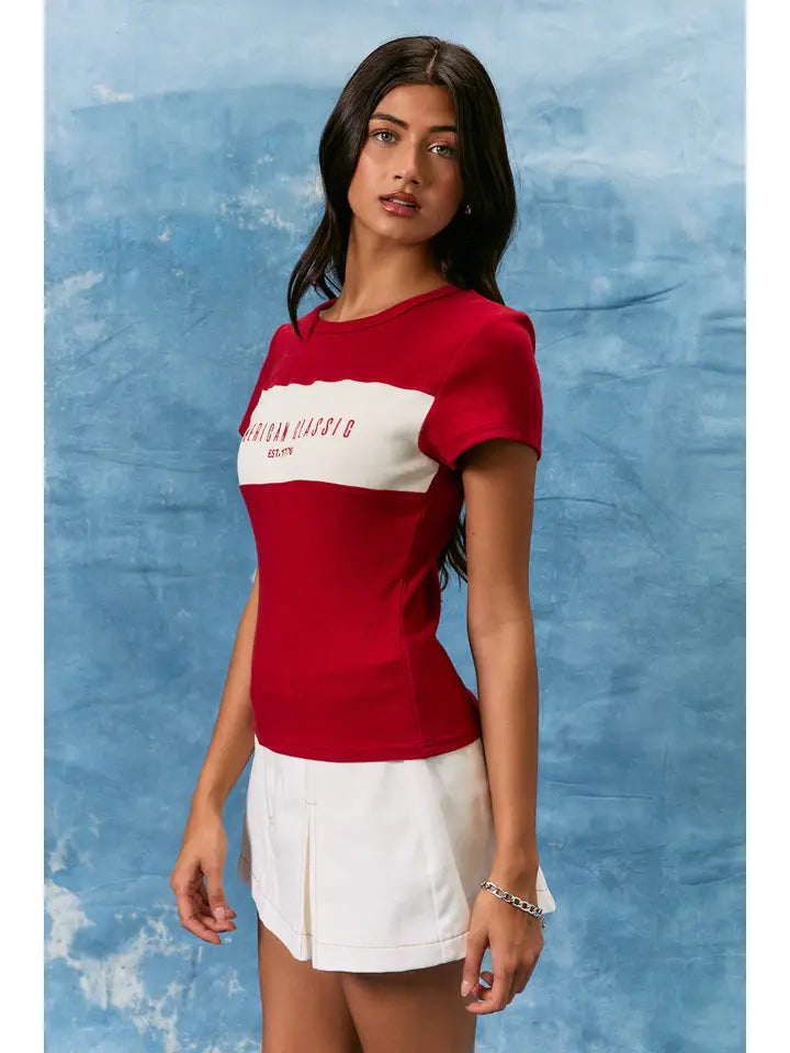 "American Classic" Baby Tee