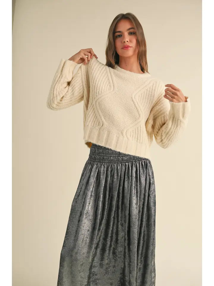 Cable Knitted Sweater