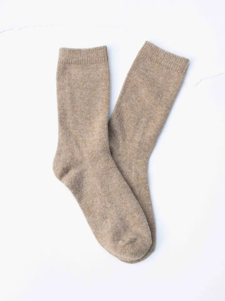Bright Winter Wool Cashmere Blend Socks