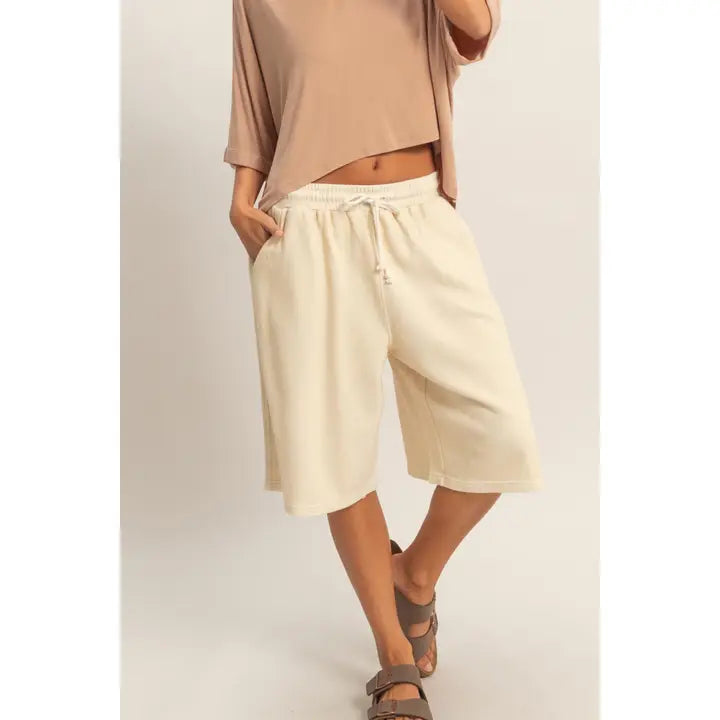 French Terry Bermuda Shorts