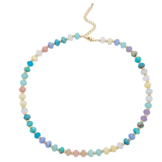 Beaded Gemstone Necklace