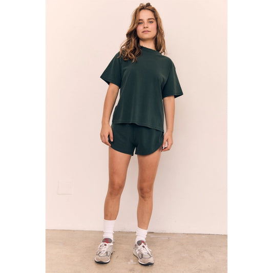 Mineral Washed Blank Cotton Tee