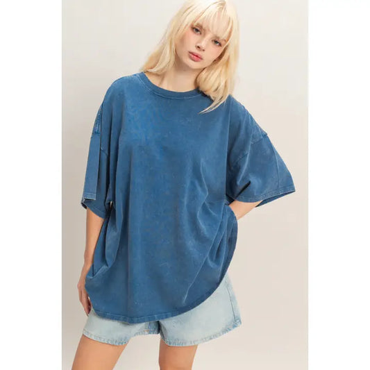 Oversized Mineral Wash T-Shirt