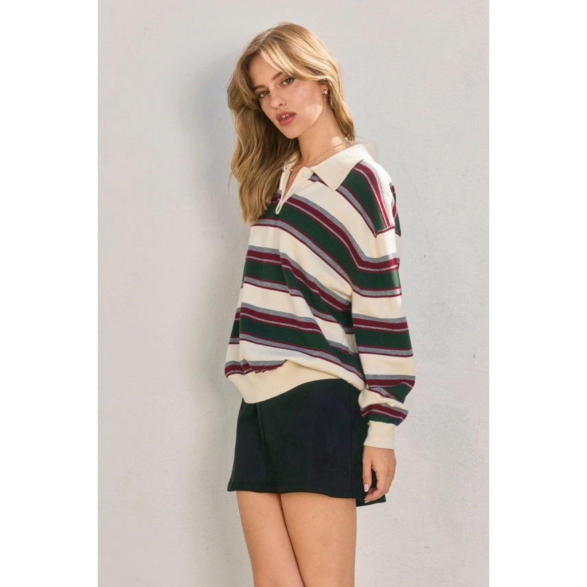 Mountain Peak Polo Sweater