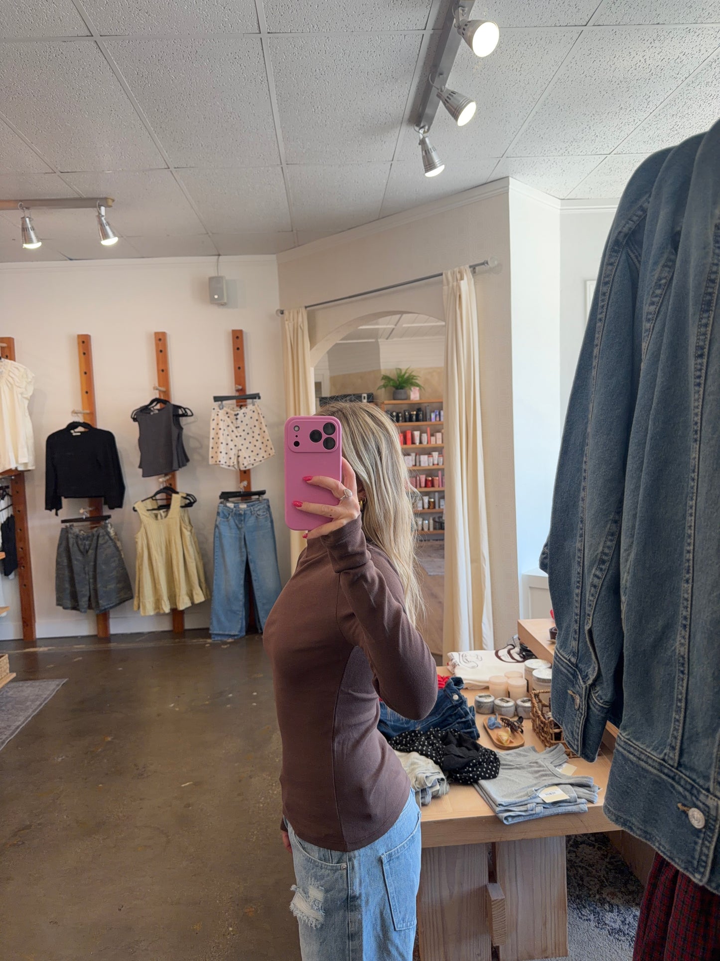 Long Sleeve Mock Neck