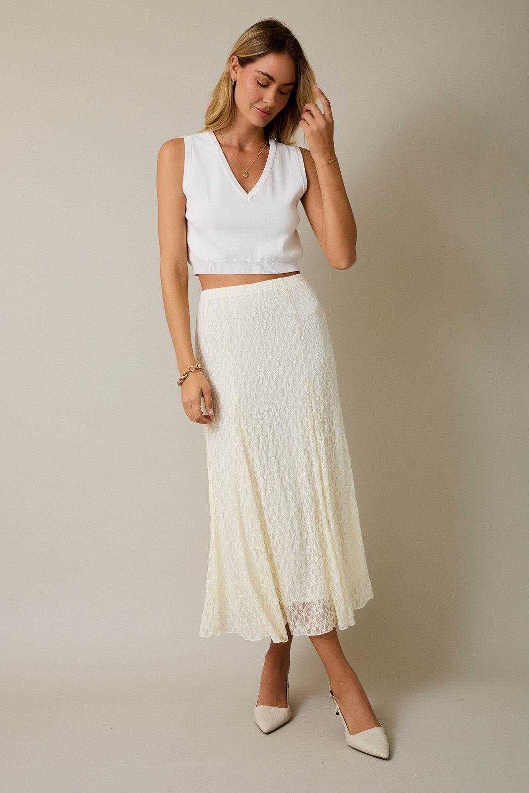 Lace Maxi Skirt