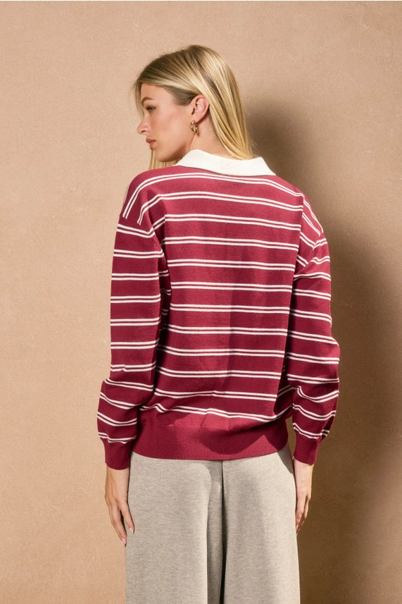Bear Lodge Polo Sweater