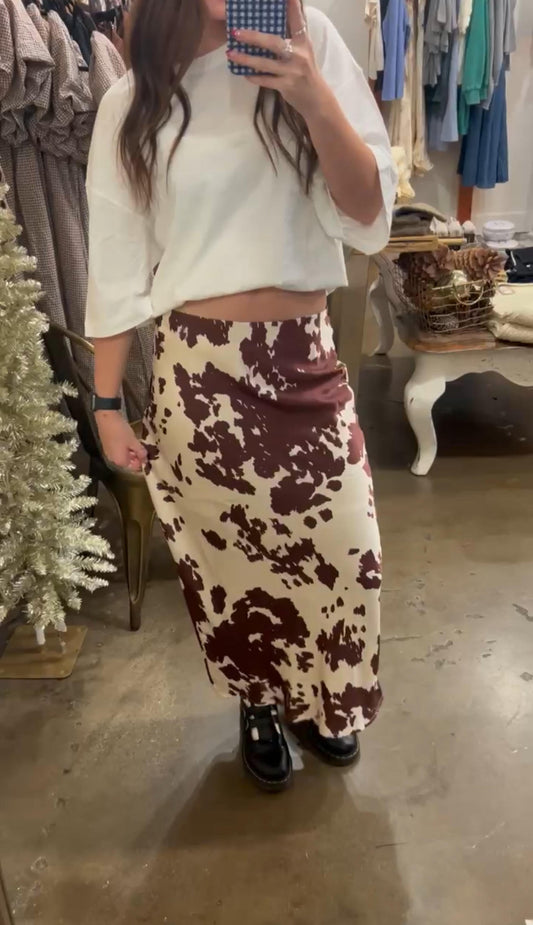 Wild Ambition Pull on Pencil Skirt