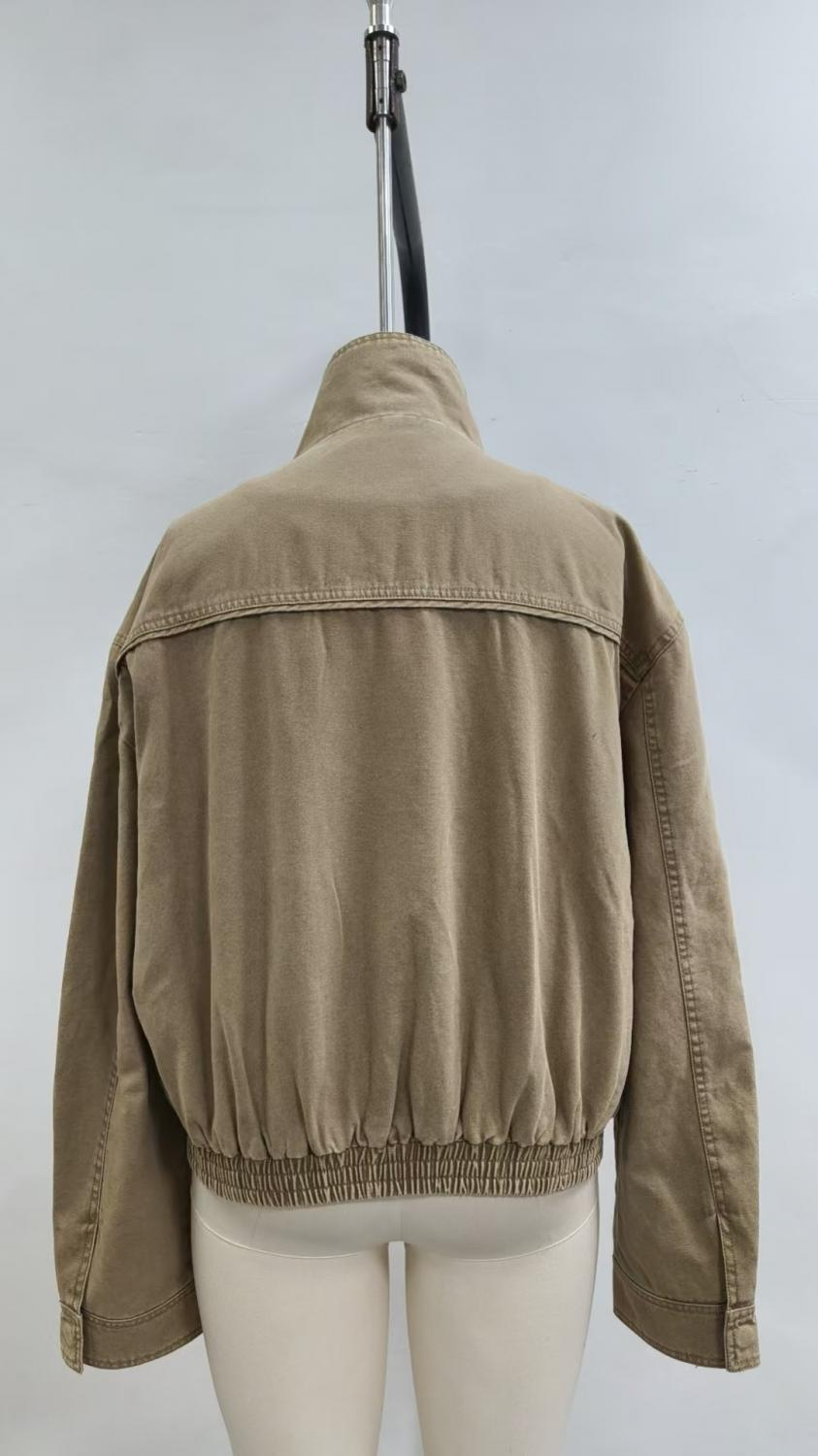 Canvas Bomber Jacket