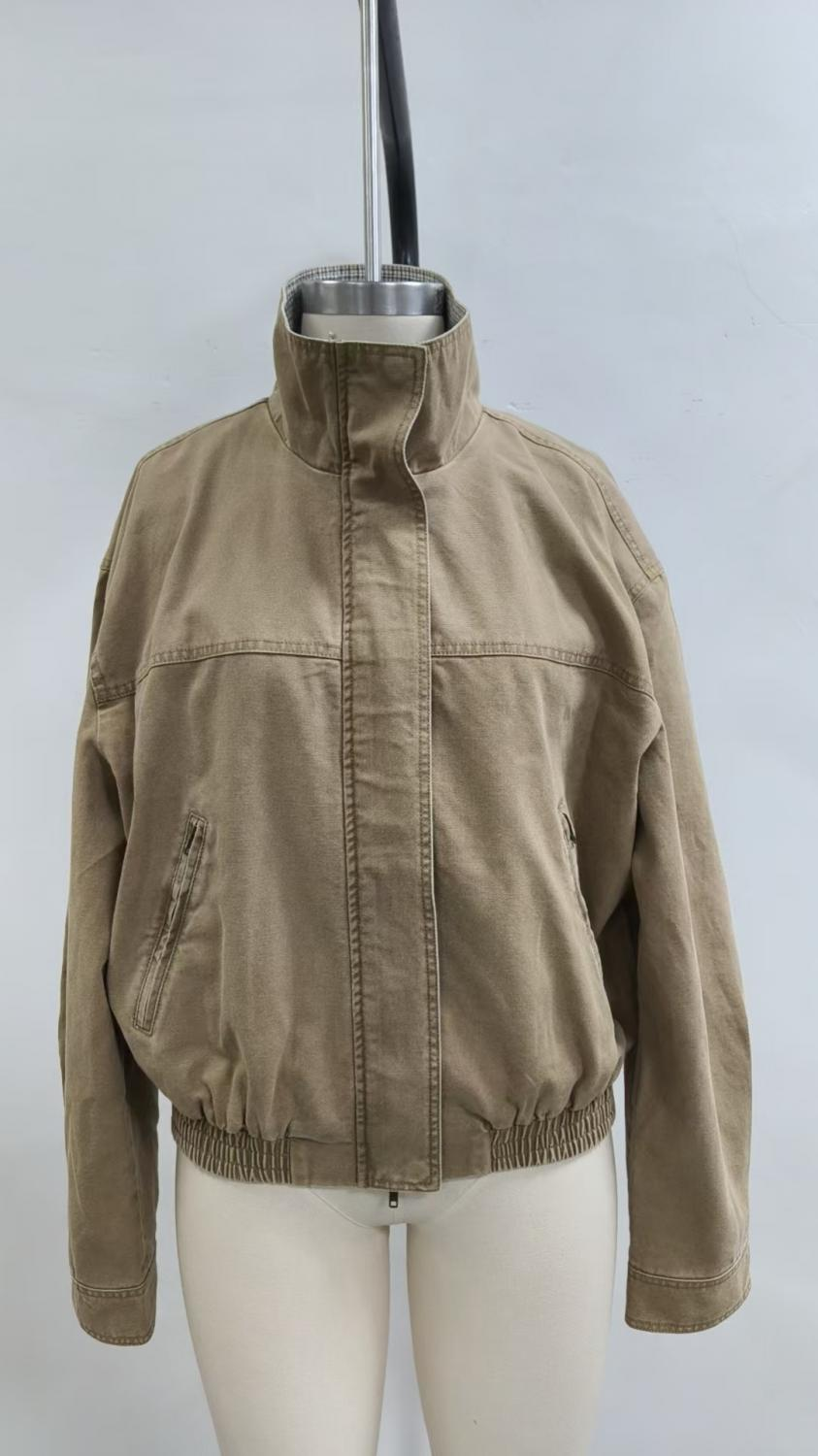 Canvas Bomber Jacket