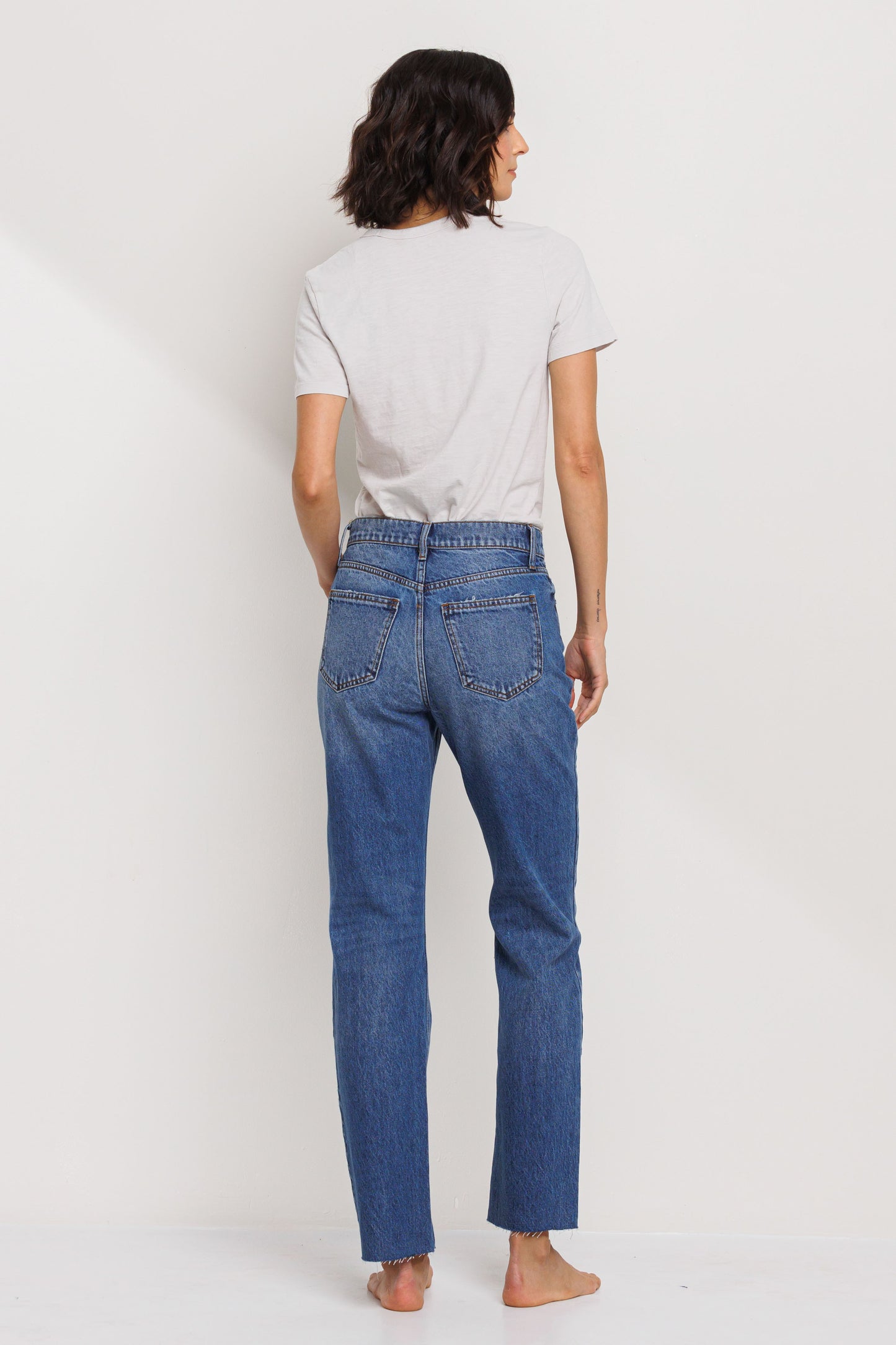 Vintage Slim Straight Jeans